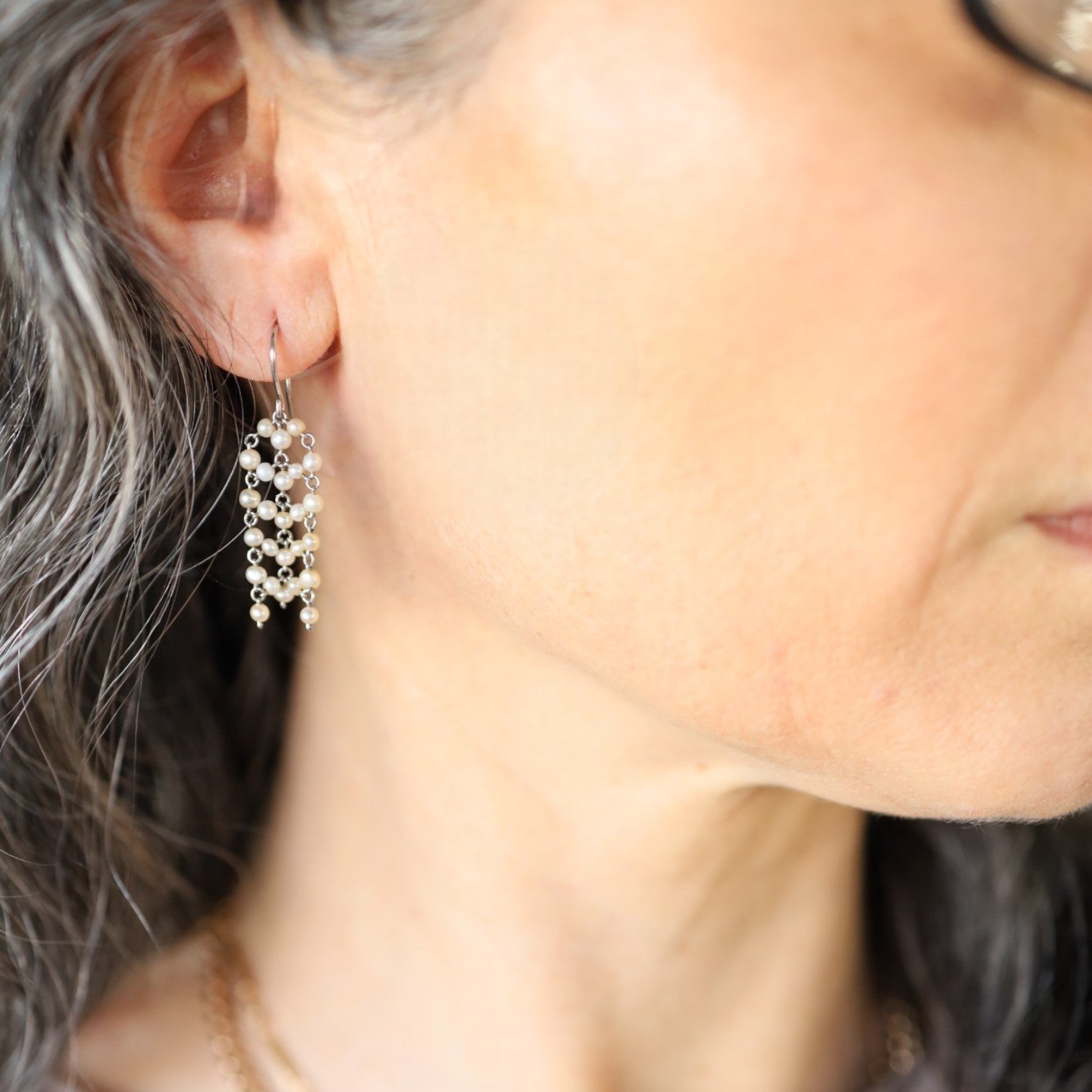 Edwardian Natural Pearl Earrings - Petra Star