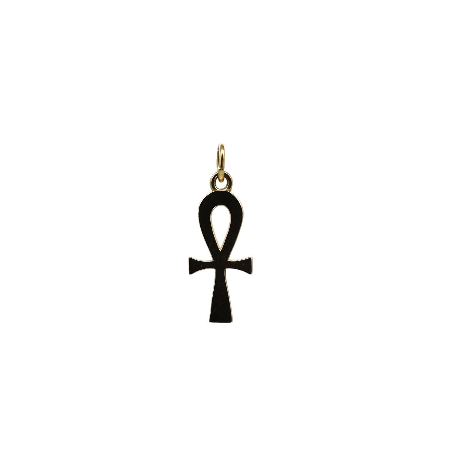 Egyptian Ankh Pendant 10k Gold - LM108H - Petra Star