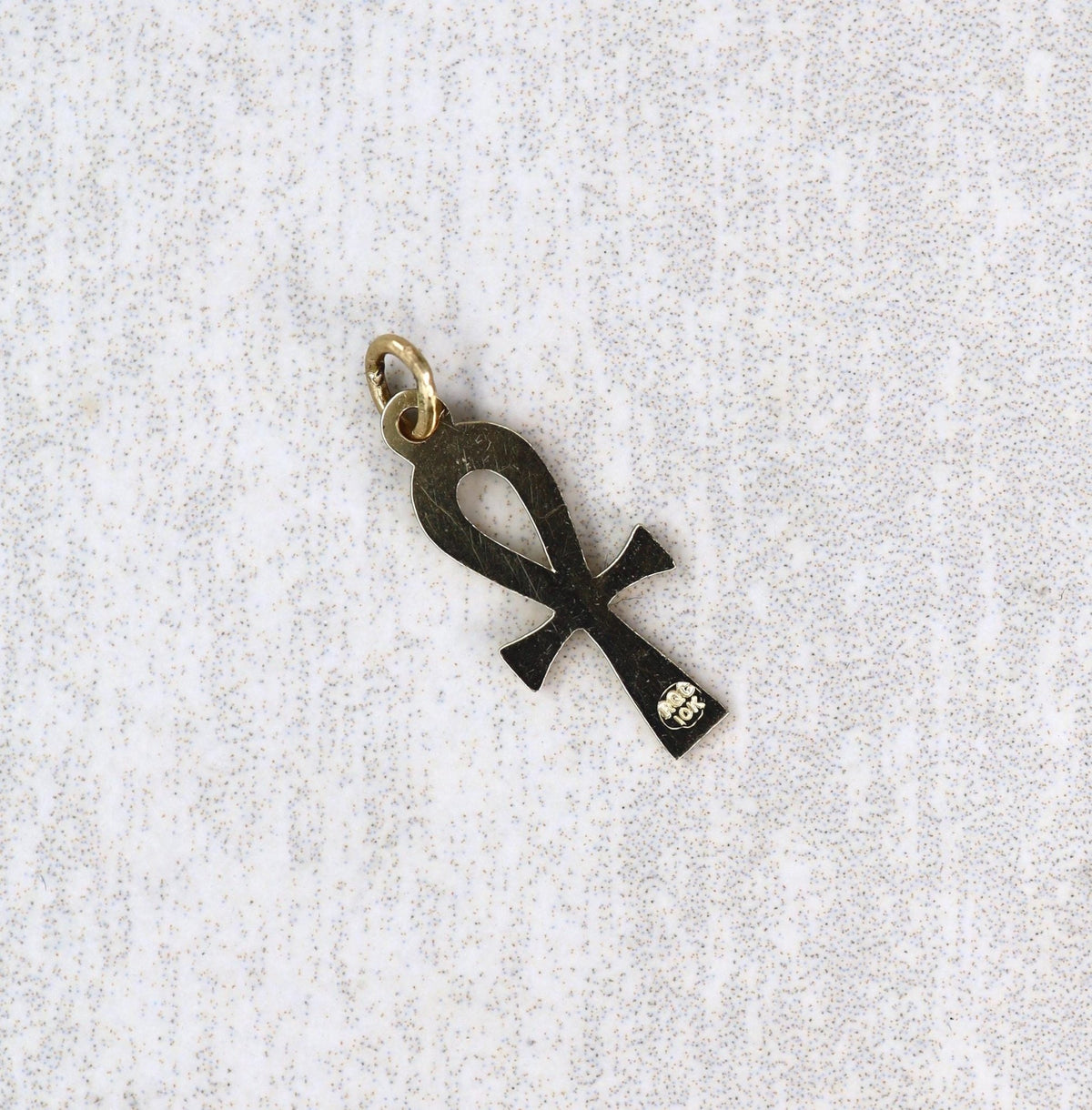 Egyptian Ankh Pendant 10k Gold - LM108H - Petra Star