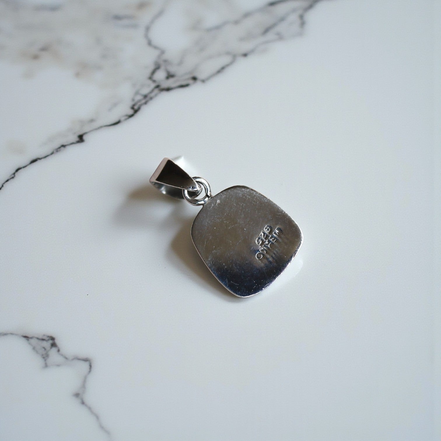 Estate Silver Lapis Ring, Blue Enamel Earrings & Pendant – Modernist Design, Circa 1990 - Petra Star