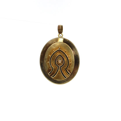 14k yellow gold pendant