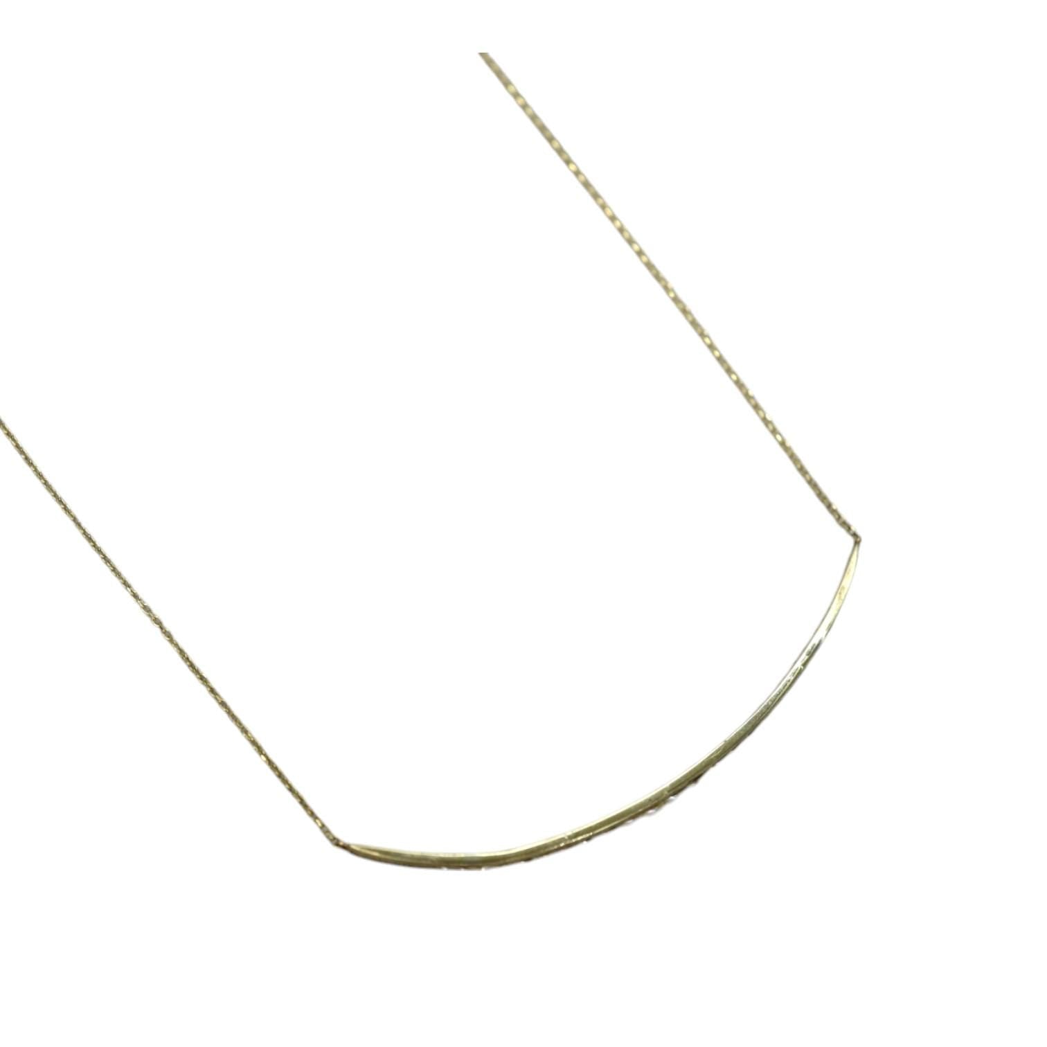 Extra Large Victorian Crescent Moon Necklace in 14k Gold - Petra Star