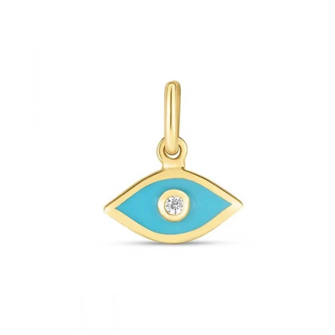 Eye of Protection Pendant (14k Gold) - Petra Star