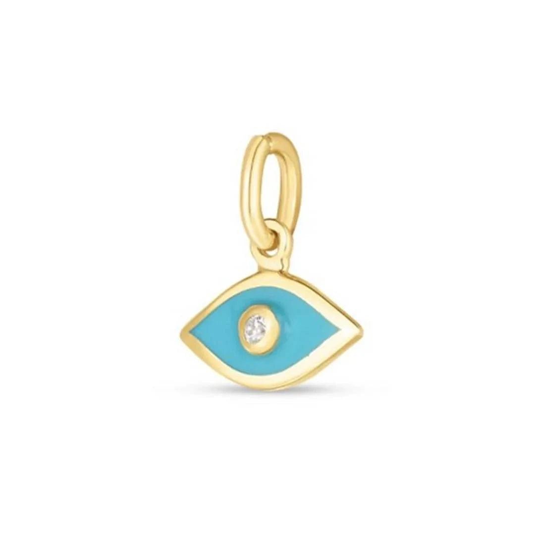 Eye of Protection Pendant (14k Gold) - Petra Star