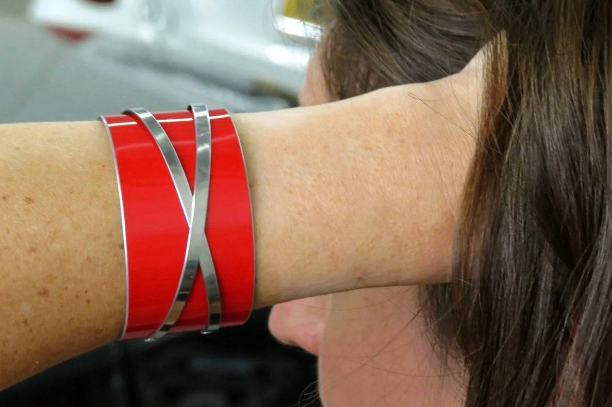 Ferrari 360 Challenge Stradale Red Crossover Cuff - Petra Star