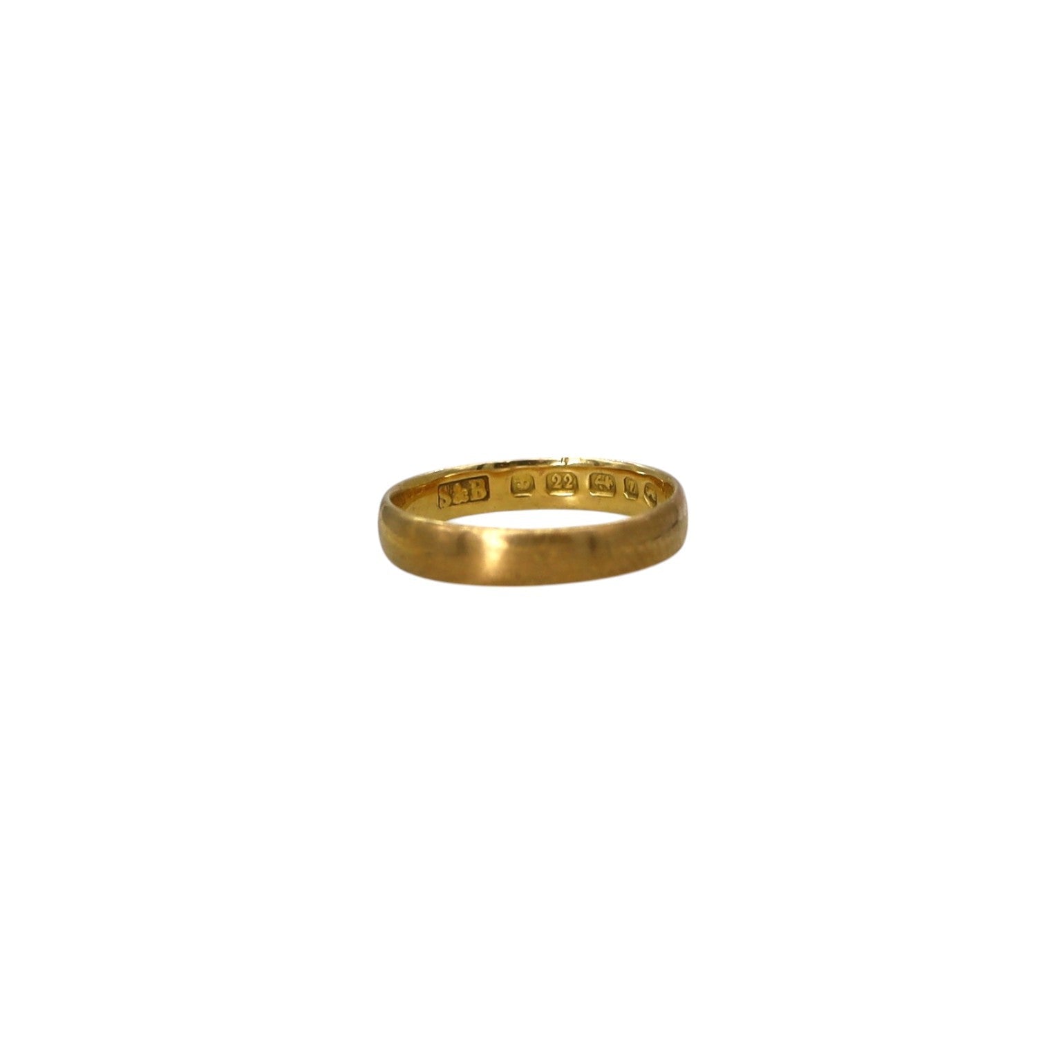 Georgian 22k Gold Band - Petra Star