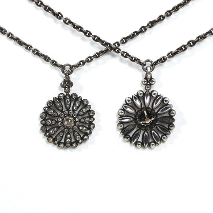 Georgian Rose Cut Diamond Pendant - Petra Star