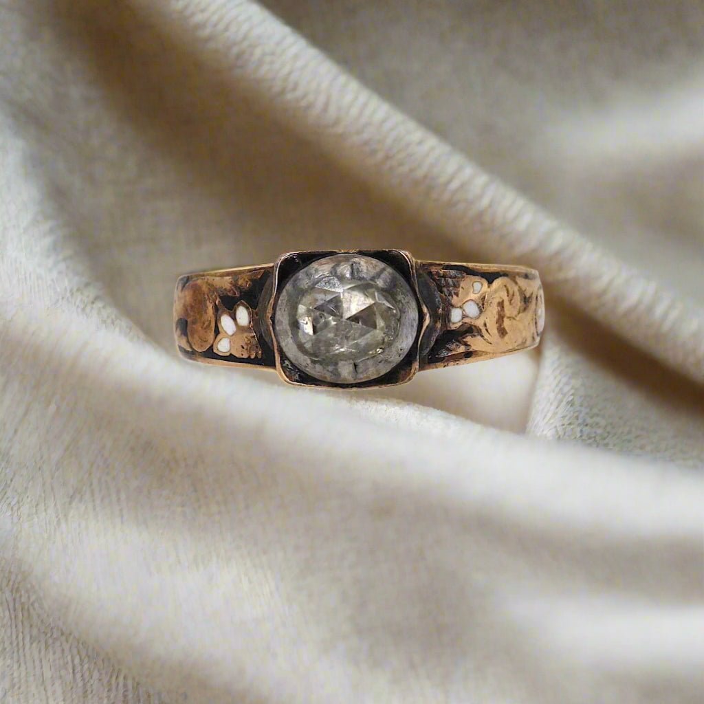 Georgian Dutch Rose-Cut Diamond Ring - Petra Star