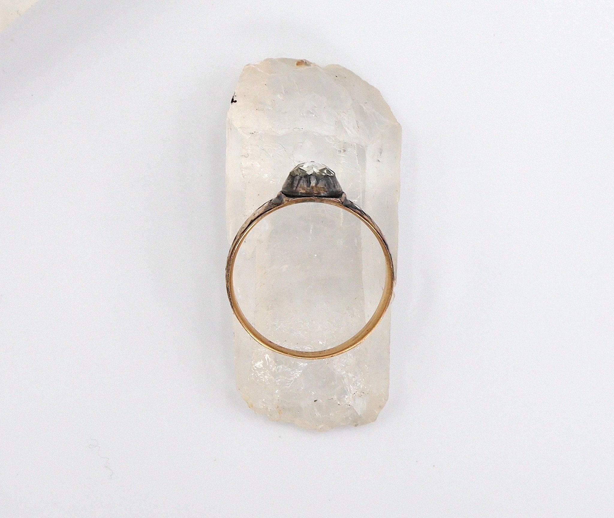 Georgian Dutch Rose-Cut Diamond Ring - Petra Star