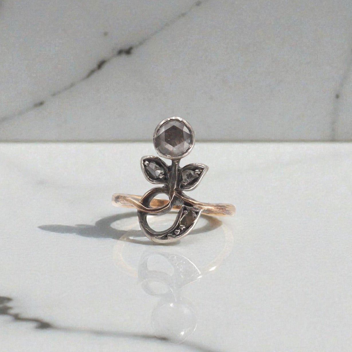 Georgian Giardinetti Rose-Cut Diamond Ring - Petra Star