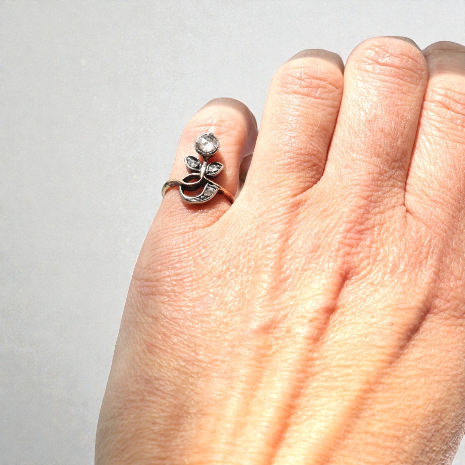 Georgian Giardinetti Rose-Cut Diamond Ring - Petra Star