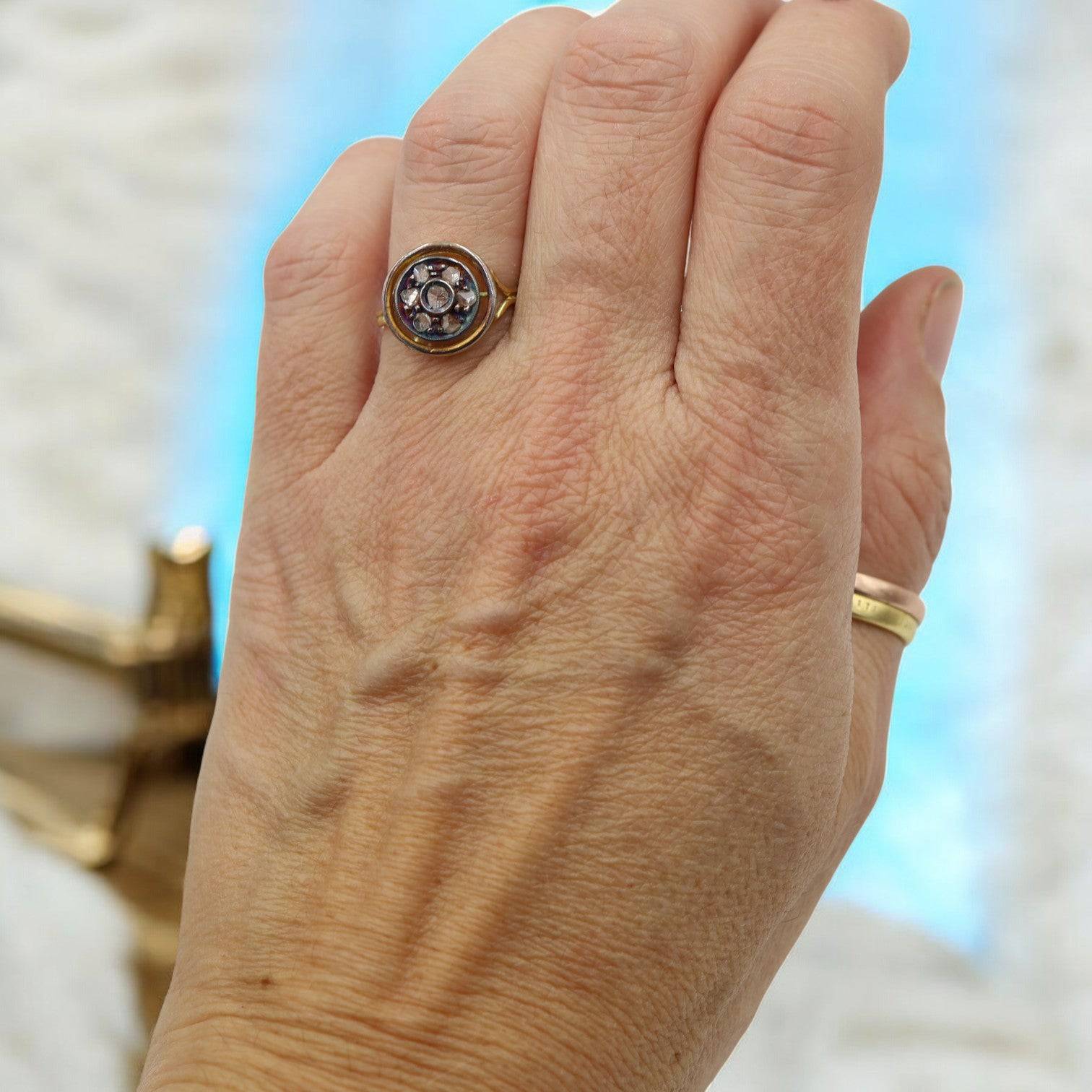 Georgian Rose-Cut Diamond Ring - Petra Star