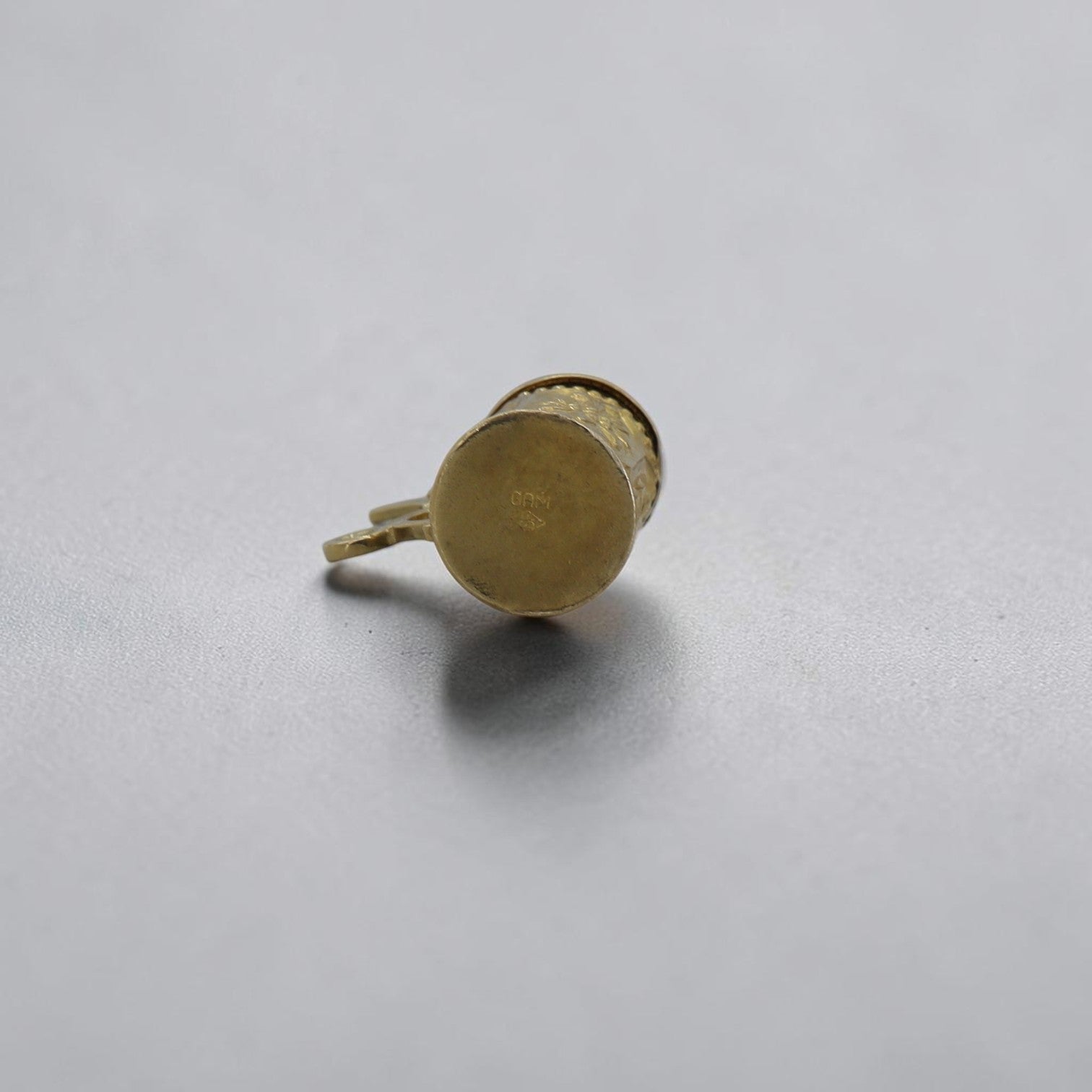 German Beer Stein Charm Opening Lid | 8k Yellow Gold 333 Hallmark | Mid-Century Vintage circa 1960s | Petra Star - Petra Star