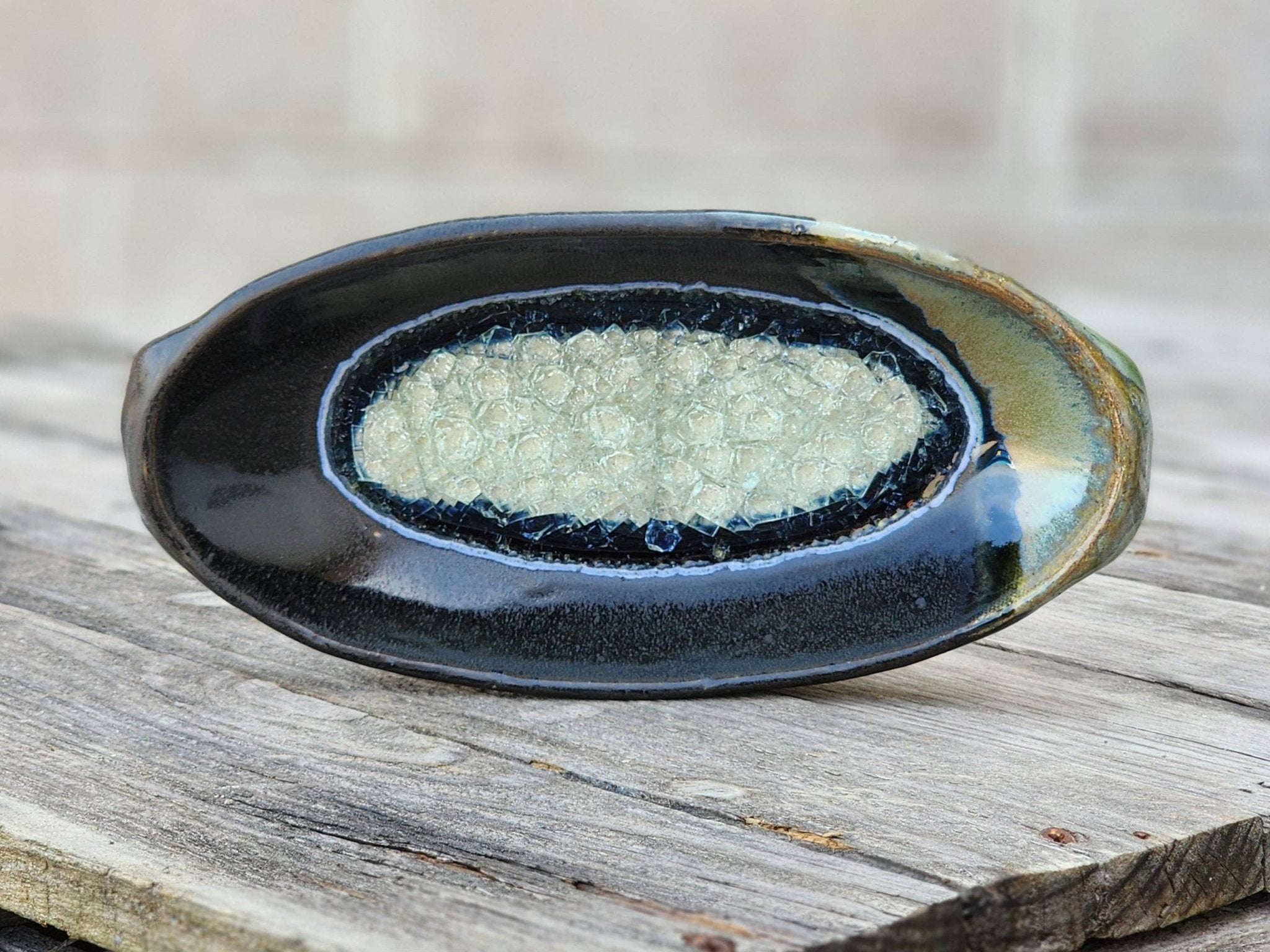 Handmade Oval Stoneware Dish (Made to Order) - Petra Star