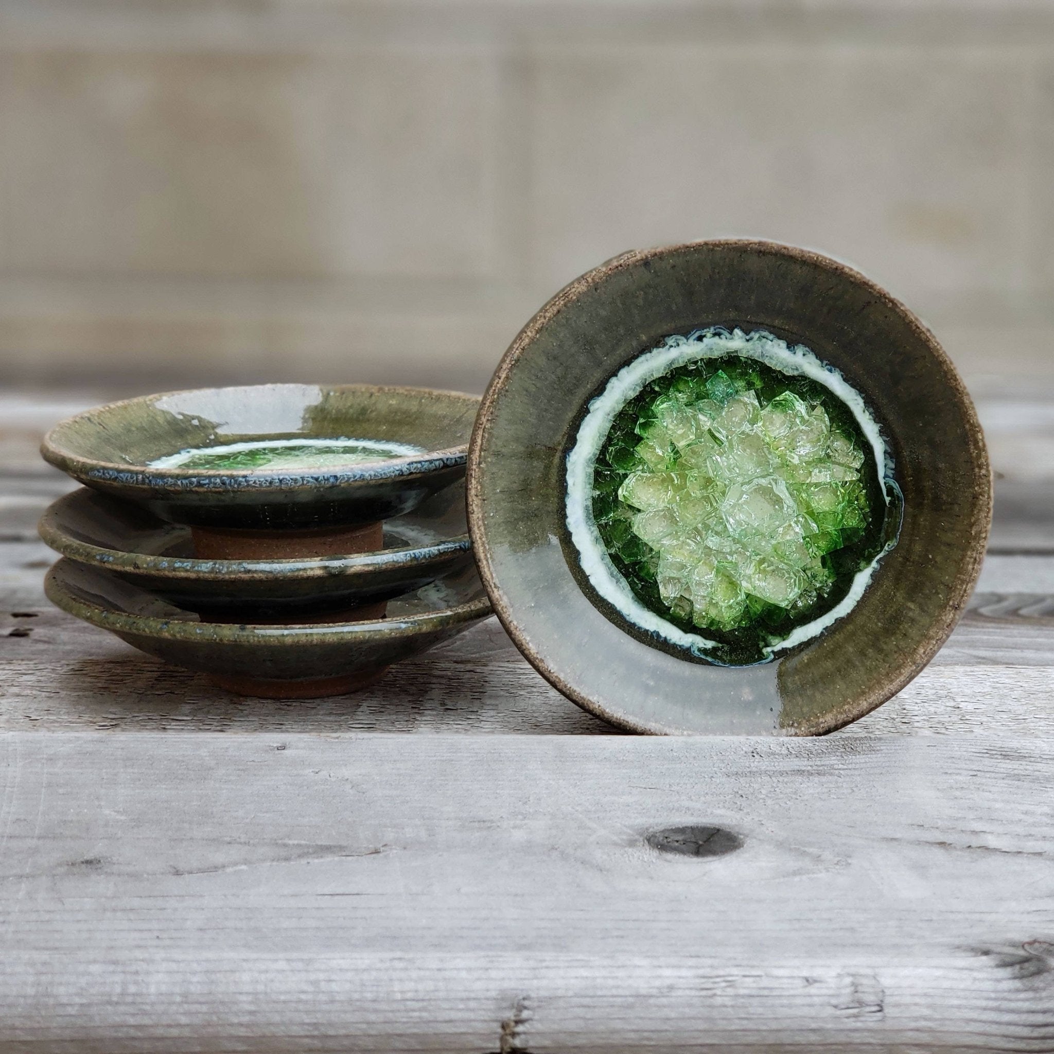 Handmade Ring/Wasabi-Dipping Dish (Made to Order) - Petra Star