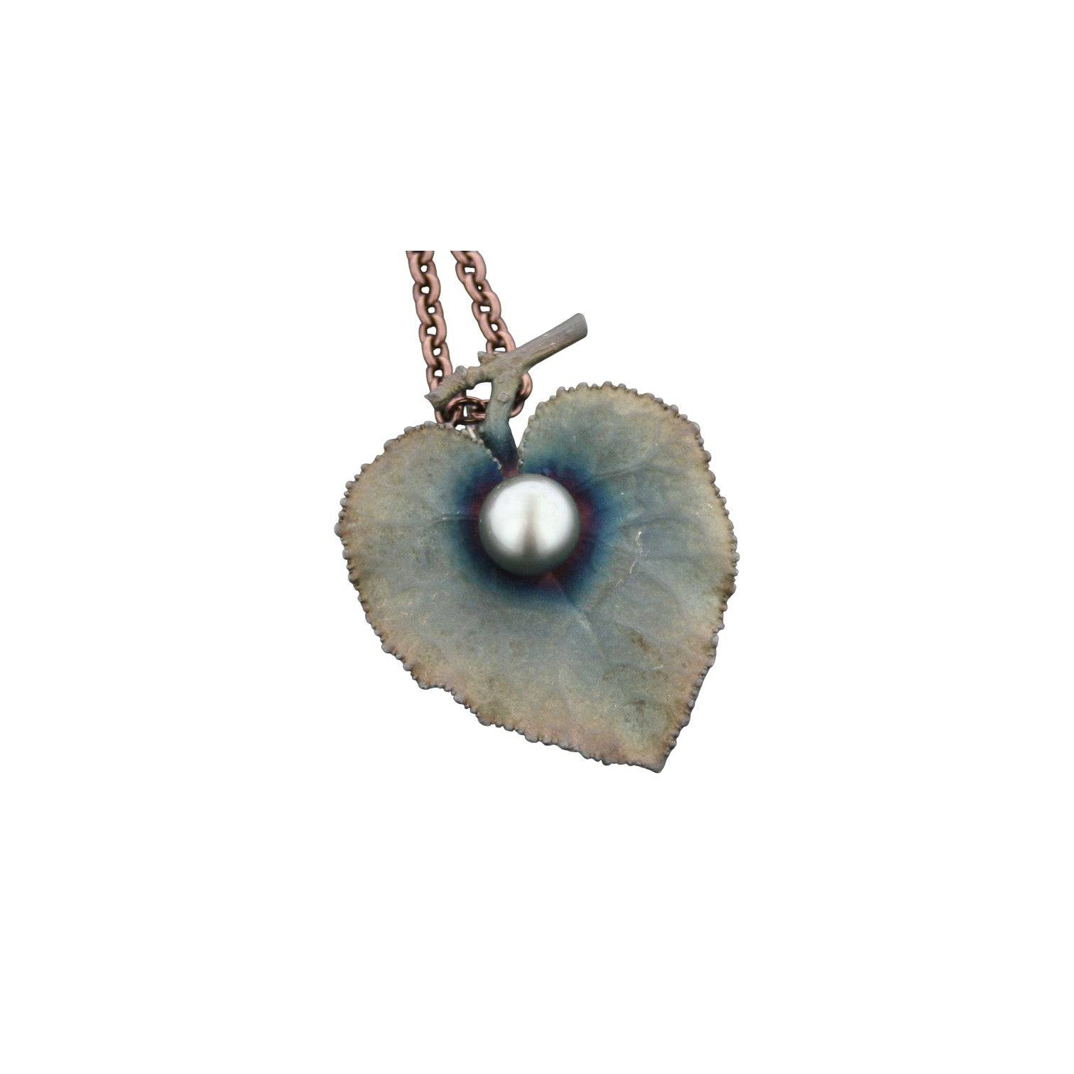 Handmade Tahitian Pearl Jewelry in Blackened Silver - Petra Star