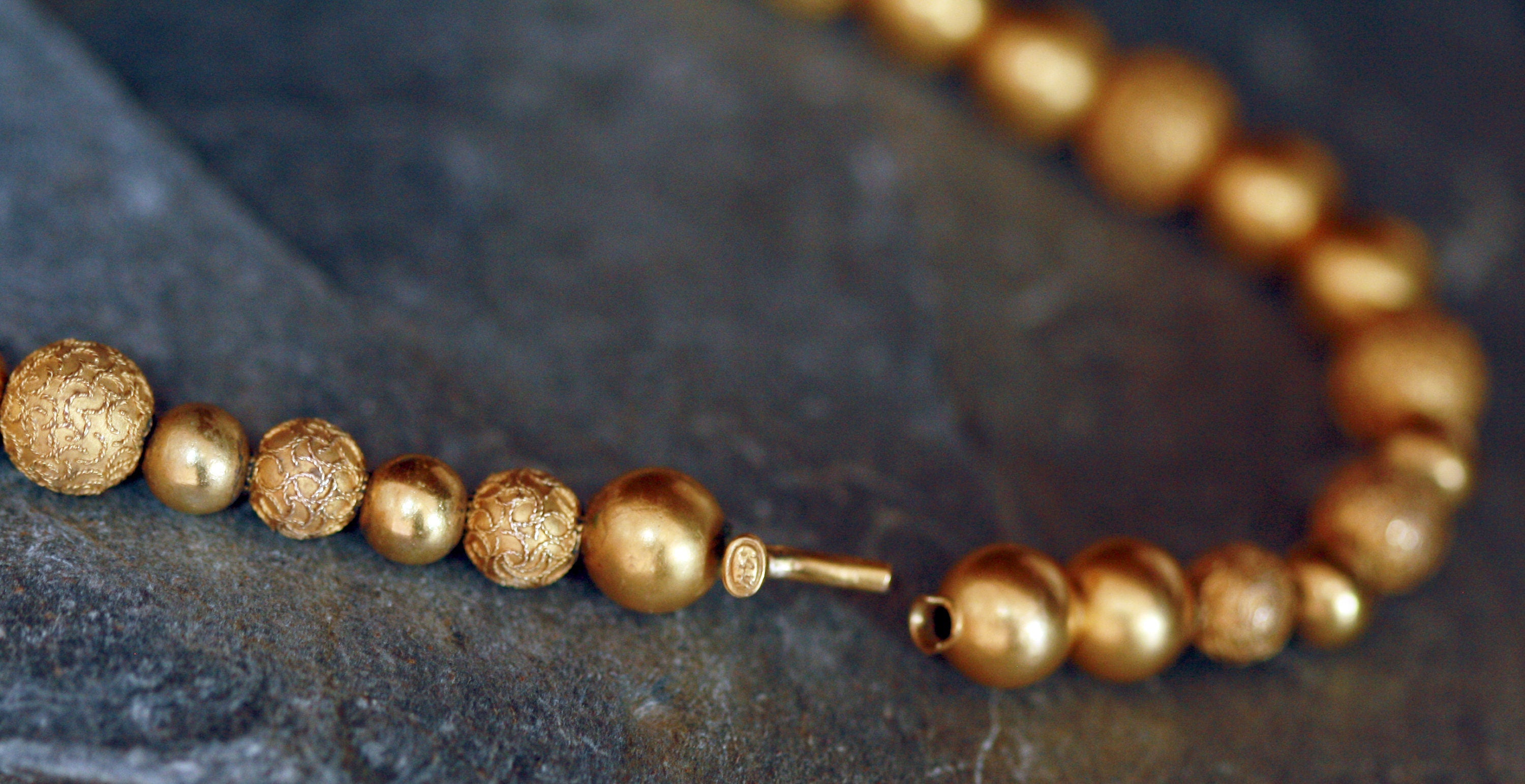 Victorian Etruscan Revival Necklace - Petra Star