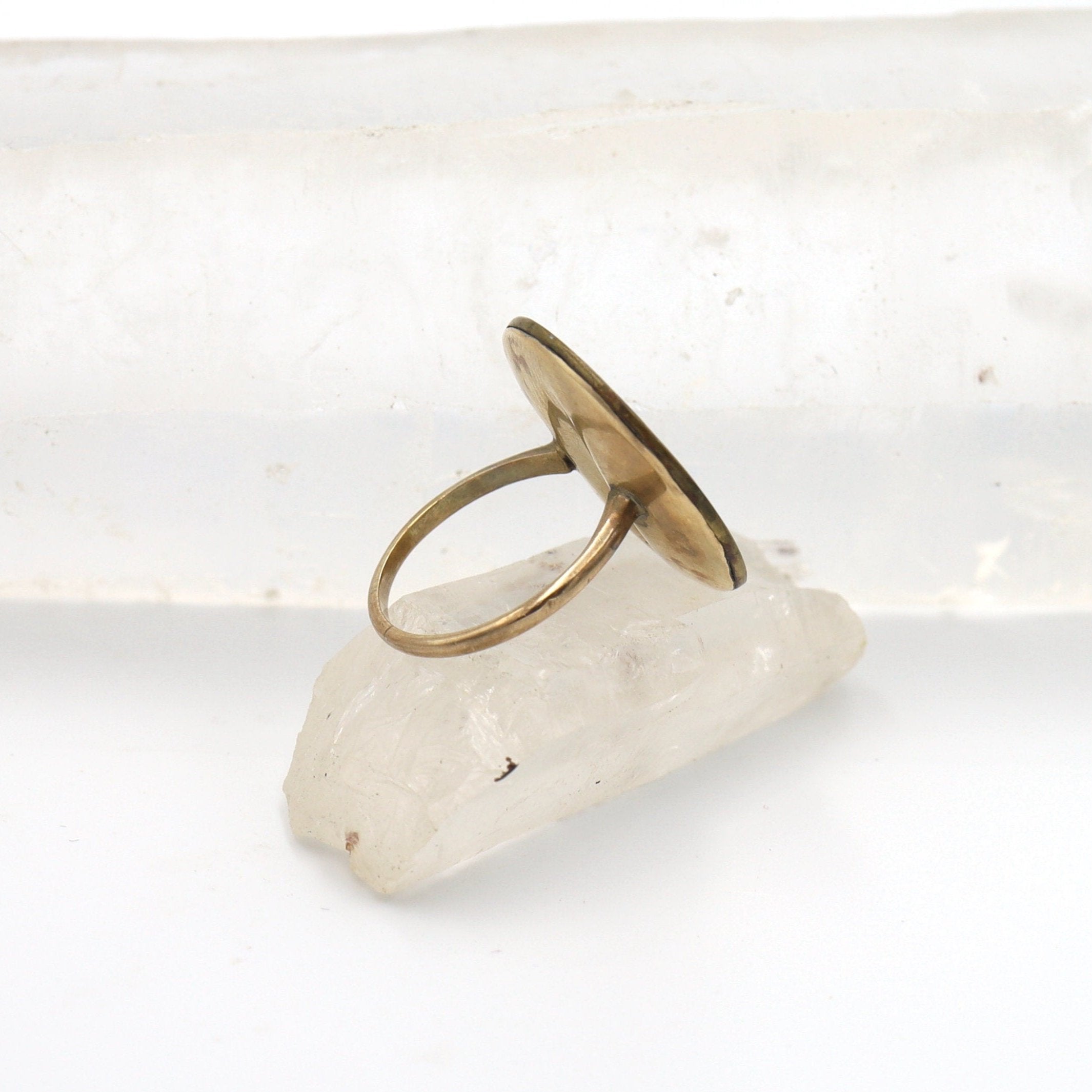 Victorian Enamel Ring in 14k Yellow Gold Ring Victorian - DK382 - Petra Star