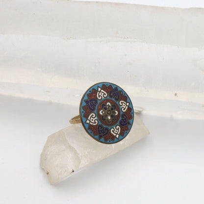 Victorian Enamel Ring in 14k Yellow Gold Ring Victorian - DK382