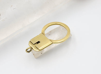 Vintage 18k Gold Key Ring / Charm Holder / 16.2 Grams - DK513