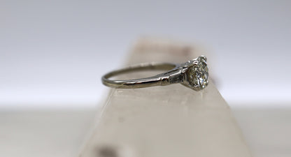 Art Deco Engagement Ring 1.77 cts Old European Cut GIA