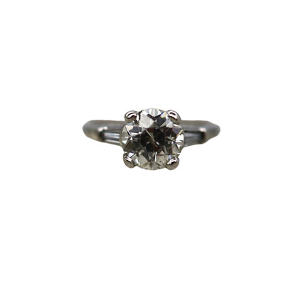 Art Deco Engagement Ring 1.77 cts Old European Cut GIA