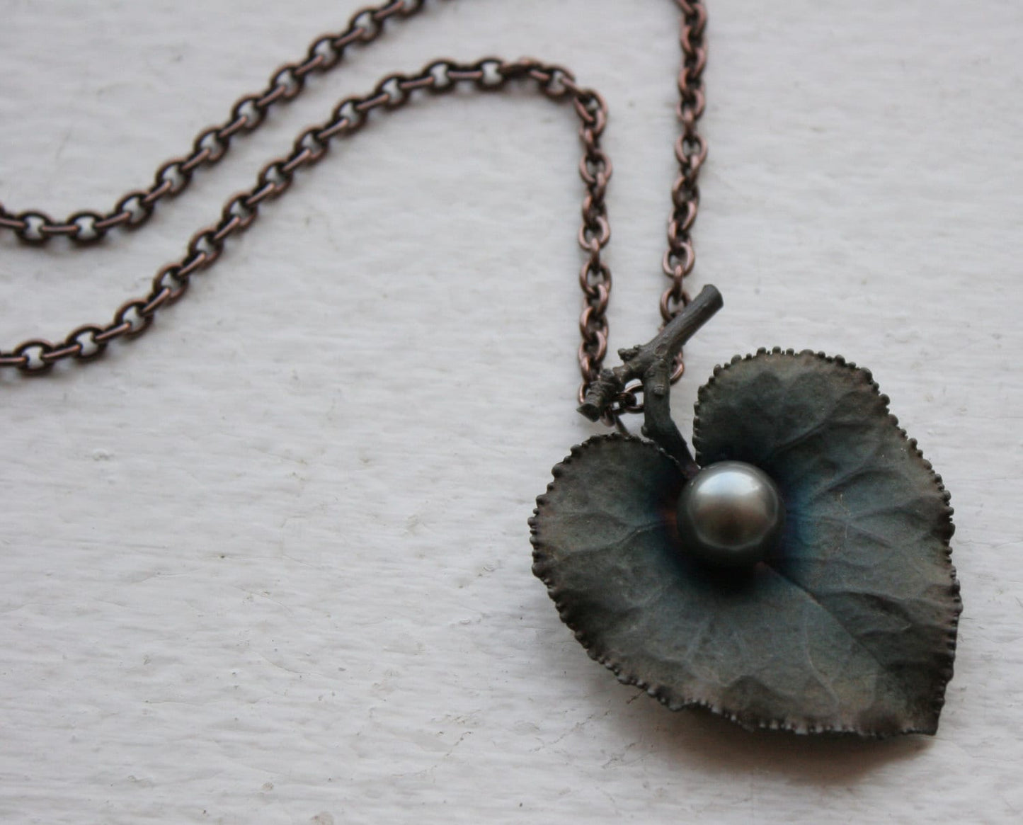 Tahitian Pearl Pendant / Brooch in Silver Handmade - XS04BR