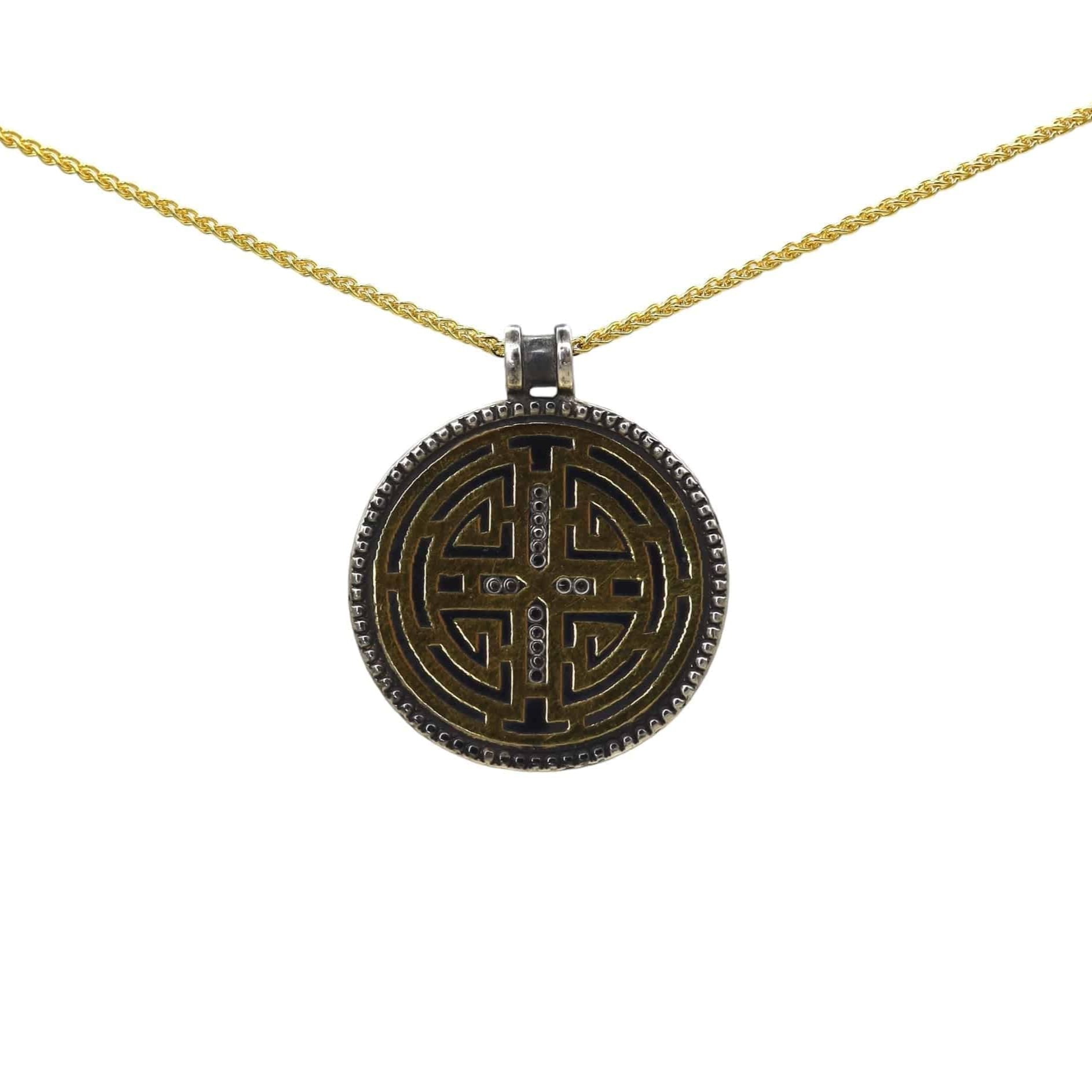 Keum-Boo Asian Coin Pendant - Petra Star