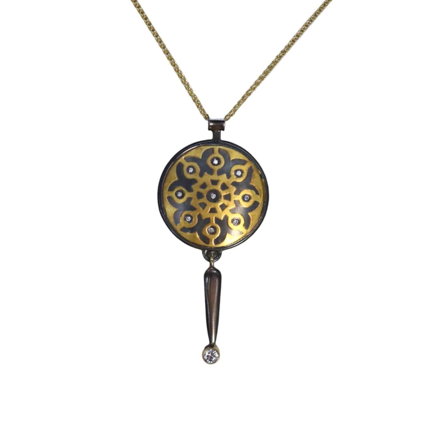Keum-Boo Mandala 1 Pendant - Petra Star