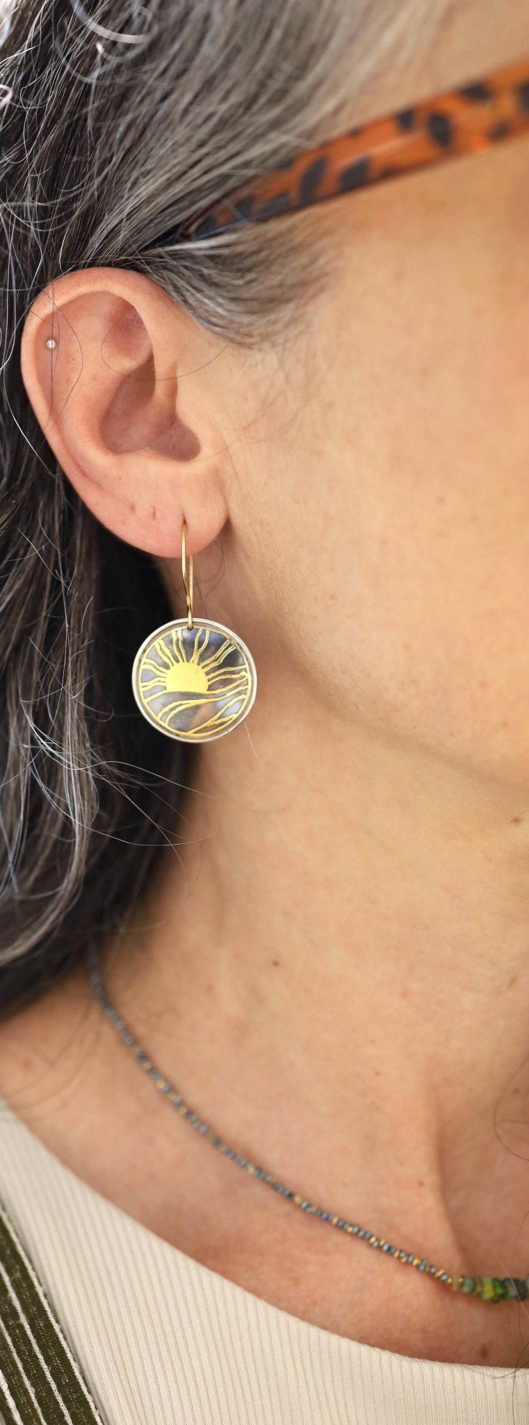Keum-Boo Ocean Sun Earrings - Petra Star