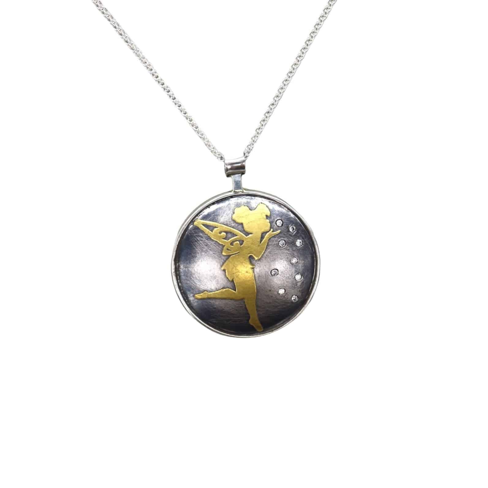 Keum-Boo Tinker Bell Pendant - Petra Star