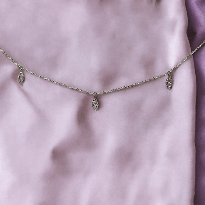 Marquise Diamond Necklace - Petra Star