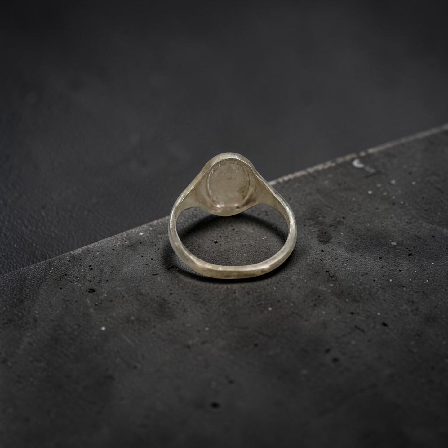Antique Memento Mori Skull & Crossbones Signet Ring | Hand Engraved Sterling Silver | Victorian–Edwardian Era | Petra Star - Petra Star