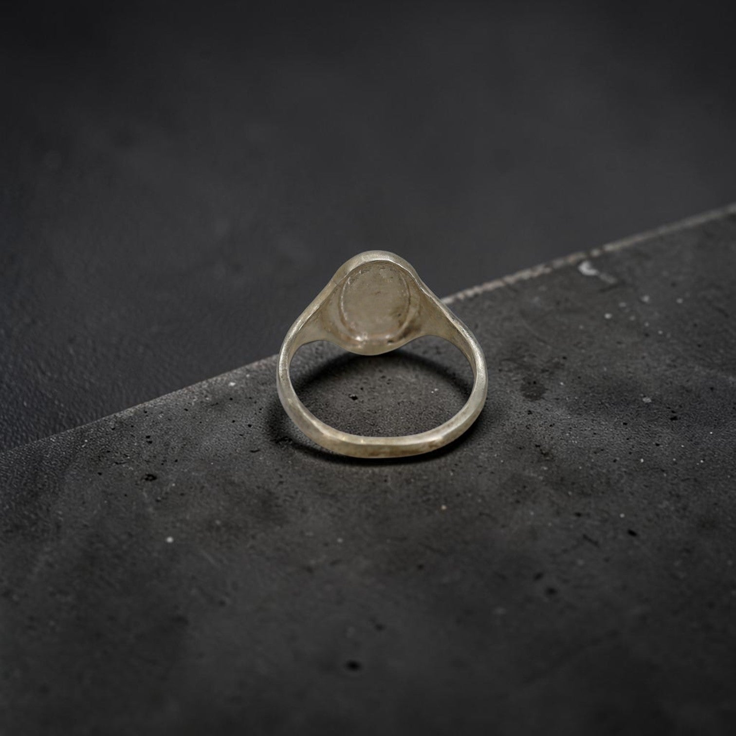 Antique Memento Mori Skull & Crossbones Signet Ring | Hand Engraved Sterling Silver | Victorian–Edwardian Era | Petra Star - Petra Star