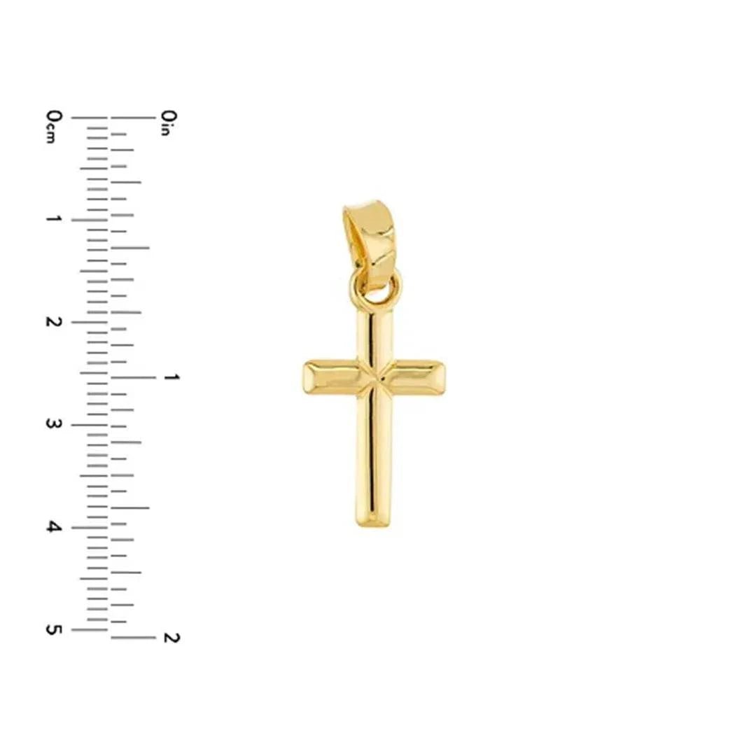 Mini Cross Charm - Petra Star