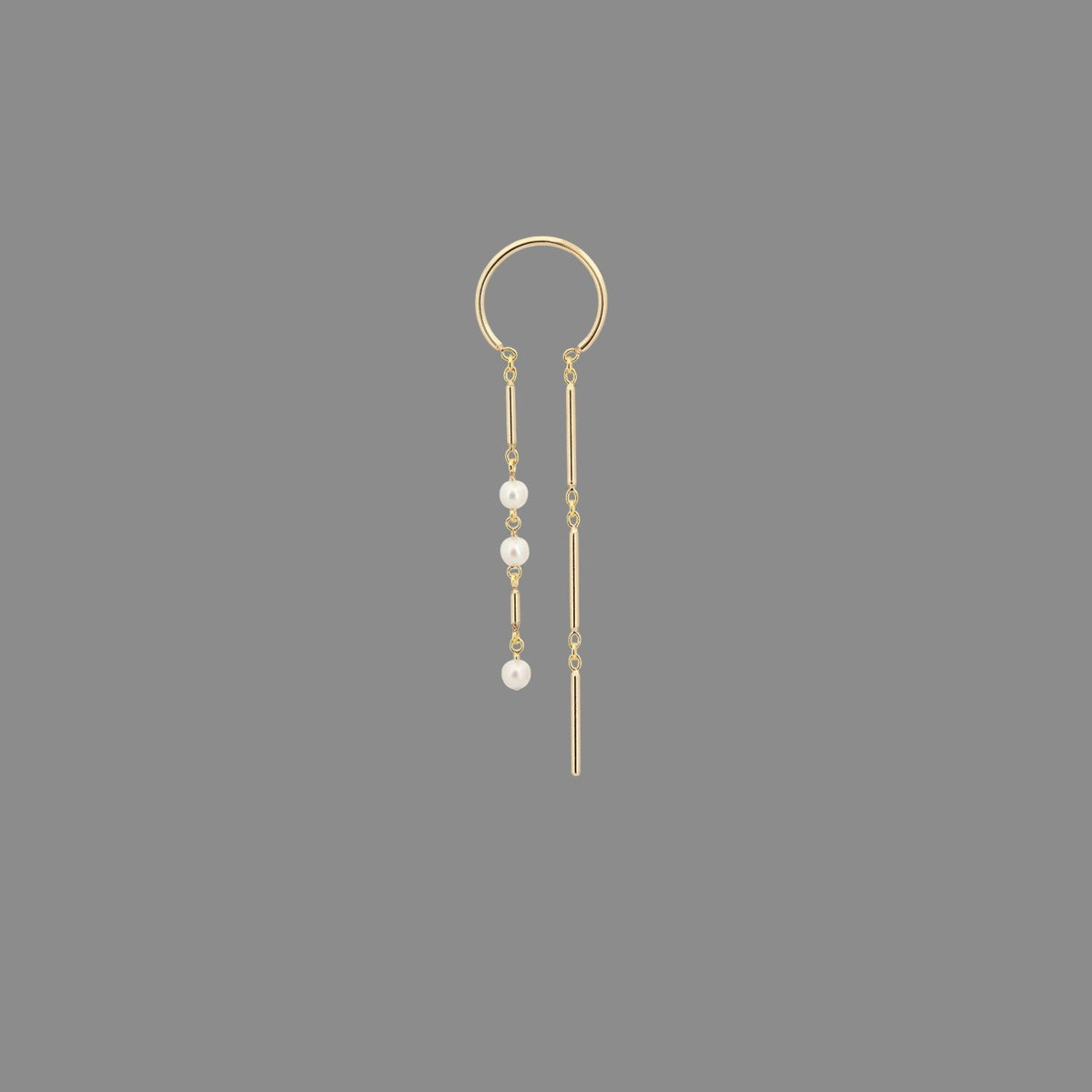Mismatched Pearl Chime - Petra StarEarrings