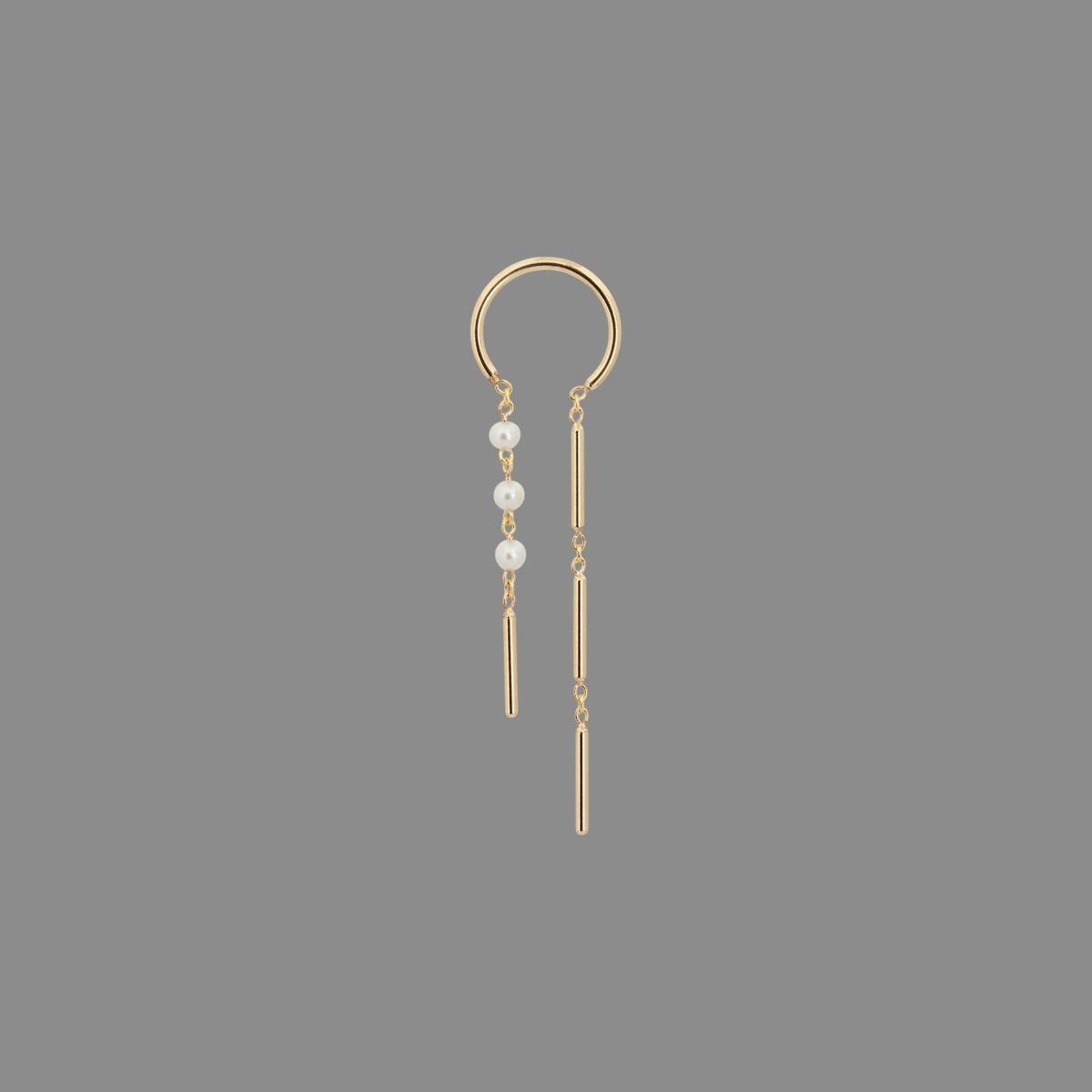 Mismatched Pearl Chime - Petra StarEarrings