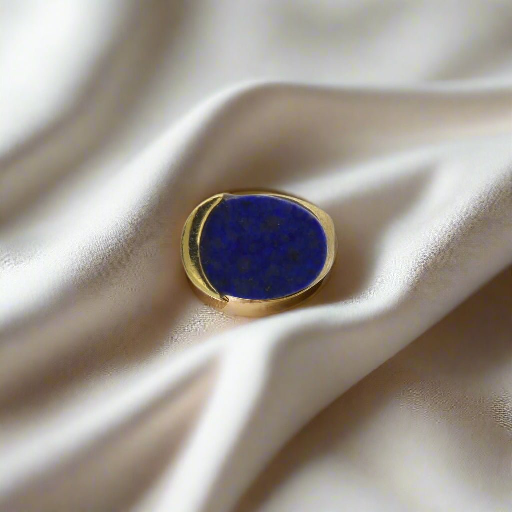 Modernist Lapis Ring - Petra Star