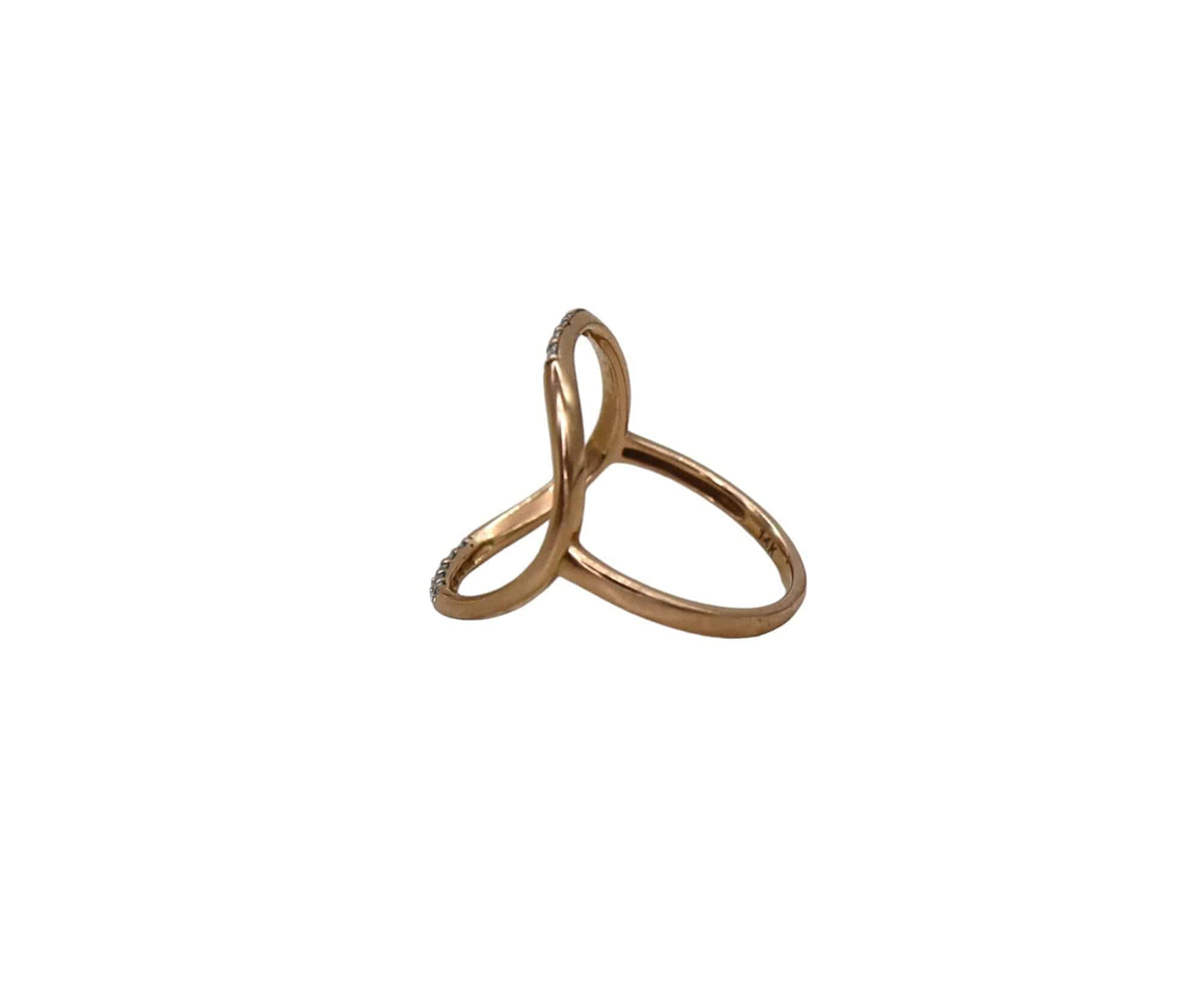 Open Circle Diamond Ring - Petra Star