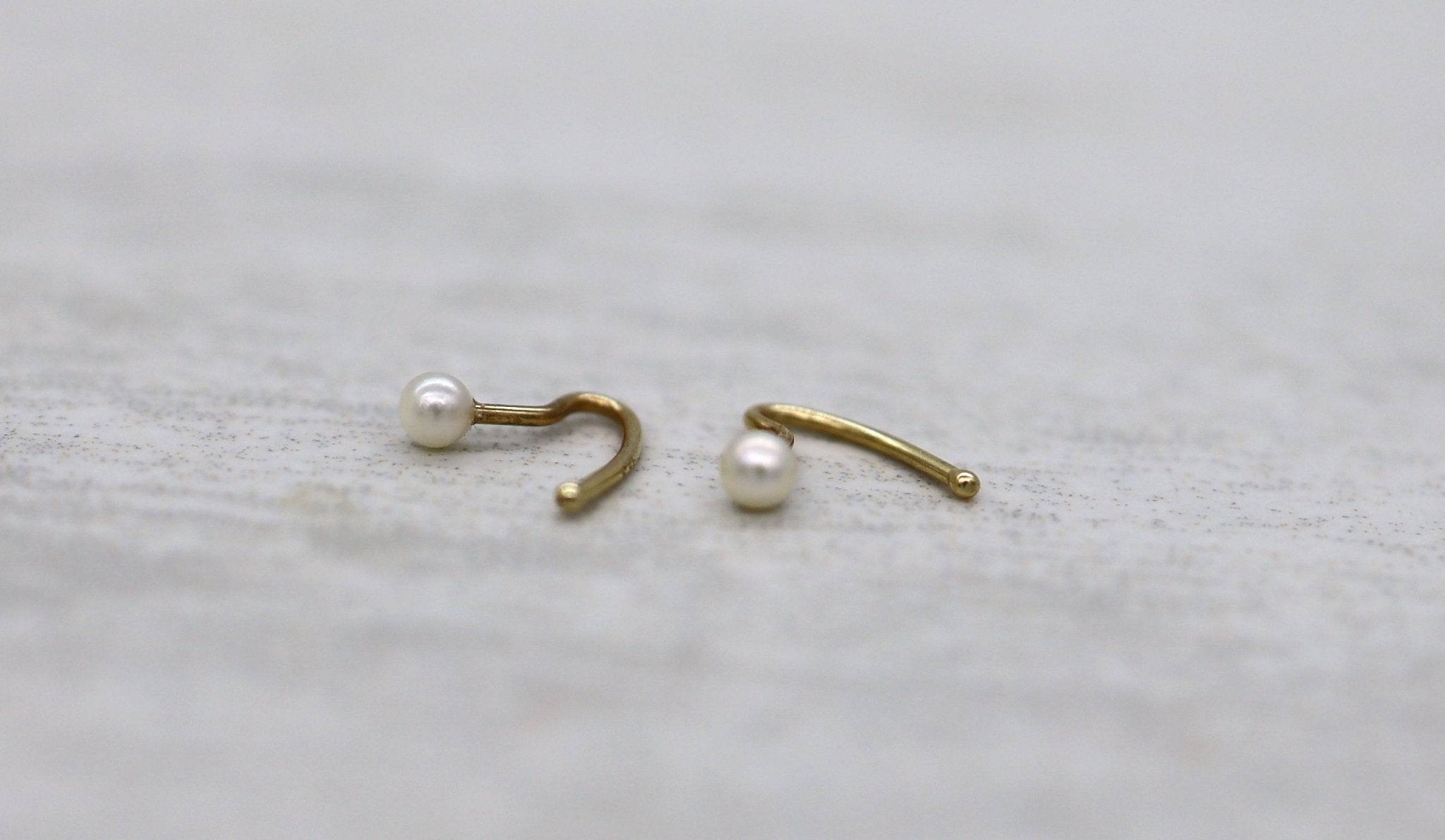 Pearl Nose Ring - Petra Star