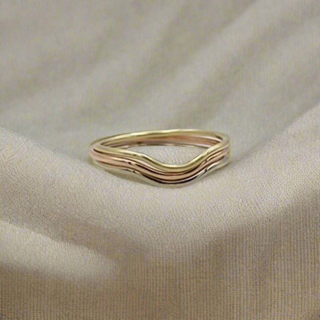 Petra Star Snuggle Band Curved Band To Fit Your Ring - Petra Star