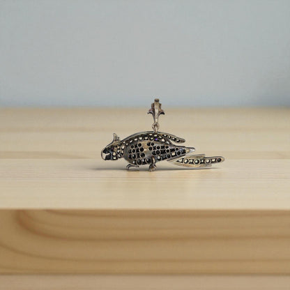 Georgian Diamond Pendant of a Bird - Petra Star