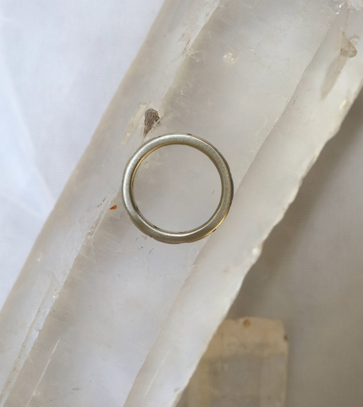Platinum Diamond Eternity Band with Flush-Set Diamonds (Made to Order) - Petra Star