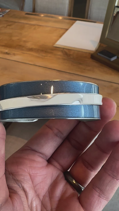 Bentley Silverlake Blue/White Stripe Cuff