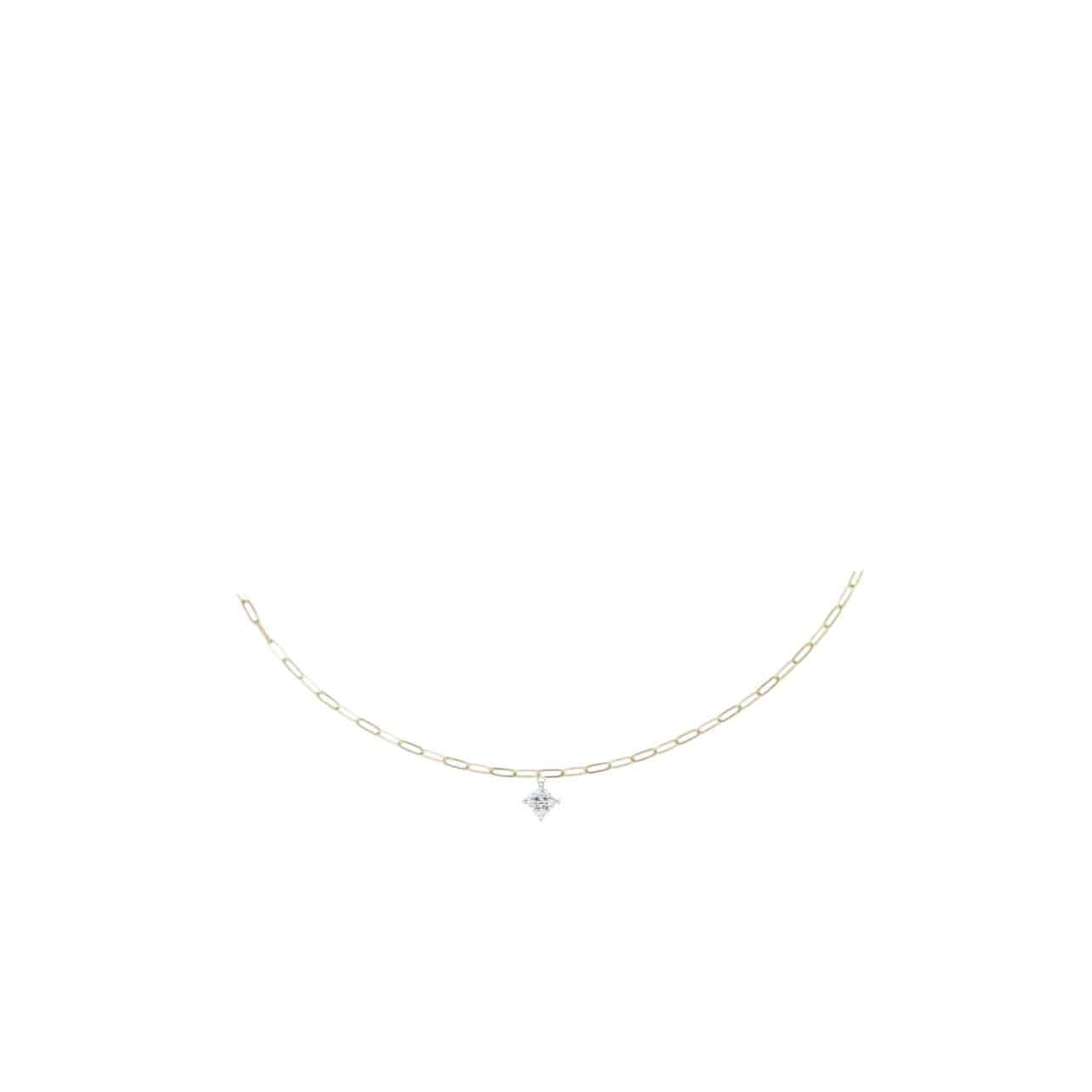 Princess-Cut Diamond Charm - Petra Star