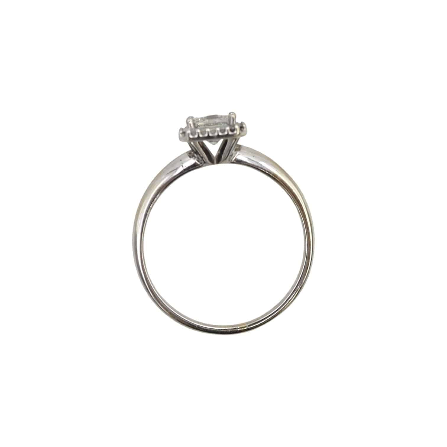 Princess-Cut Diamond Halo Ring - Petra Star