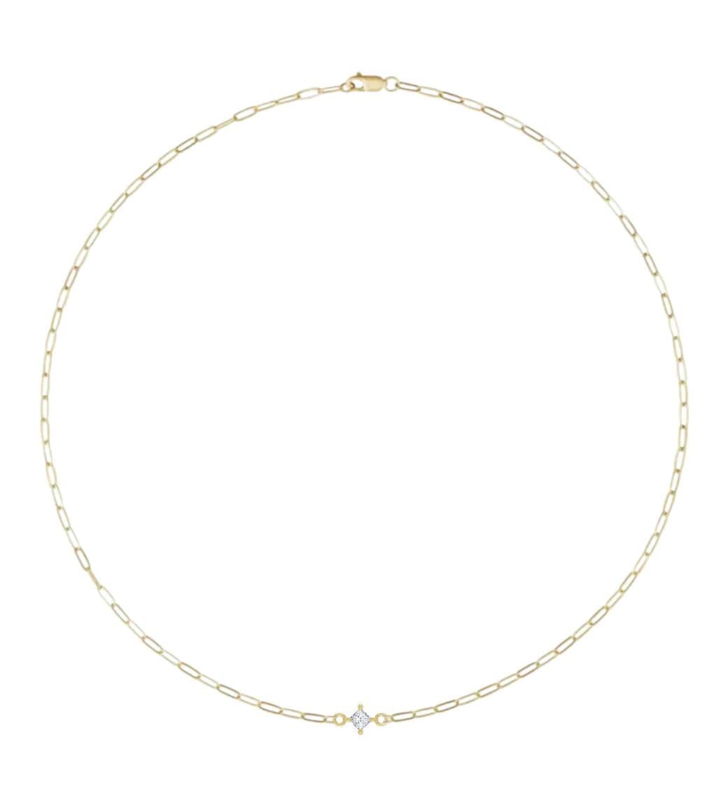 Princess Cut Diamond Link - Petra Star