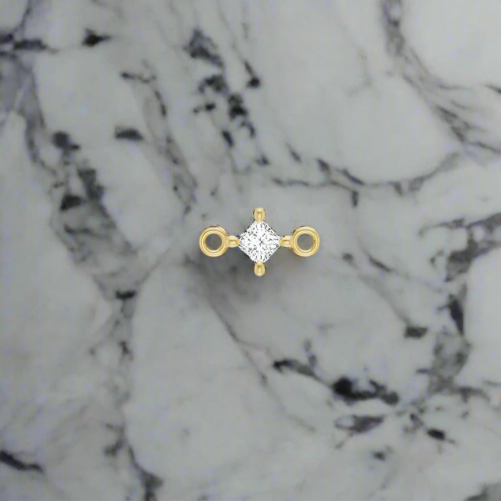 Princess Cut Diamond Link - Petra Star