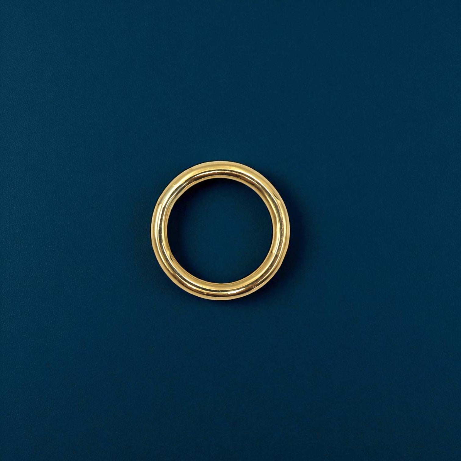 Purity Band—22k Solid Gold Wire Band—Hand–Forged, 2.6-MM Wide - Petra Star