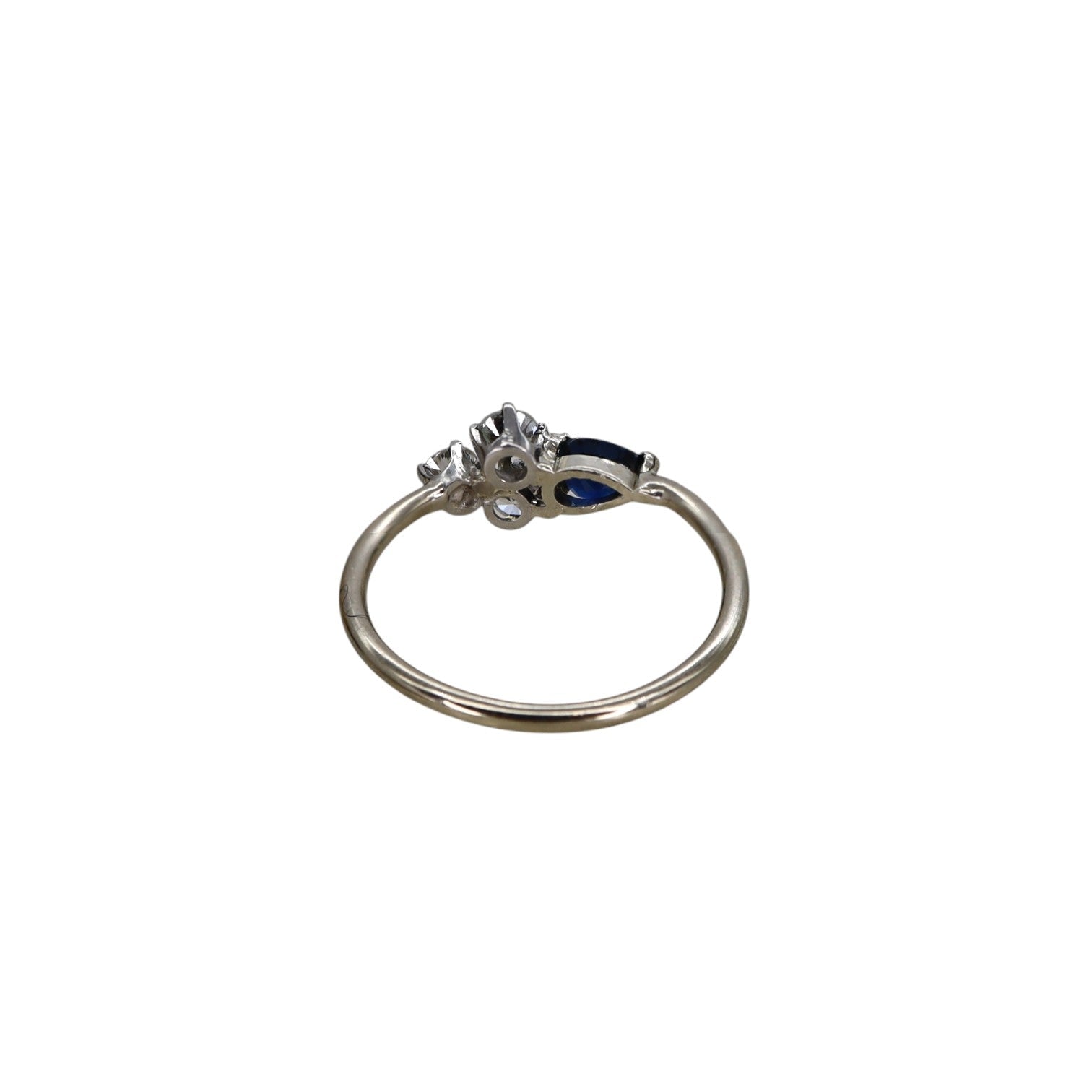 Quatrefoil Sapphire and Diamond Ring - Petra Star